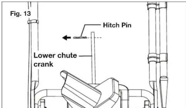 Snow Joe SJ627E-CVR - Chute Crank Assembly - 4