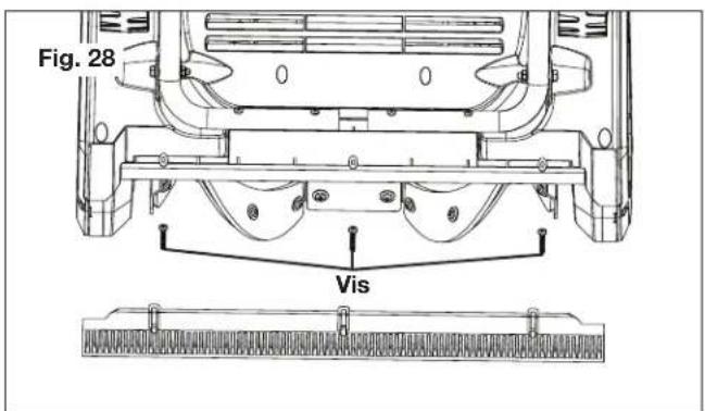 Snow Joe SJ627E-CVR - Remplacement de la lame de raclage - 2