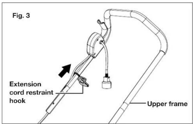 Snow Joe SJ627E-CVR - Handle Frame Assembly - 3