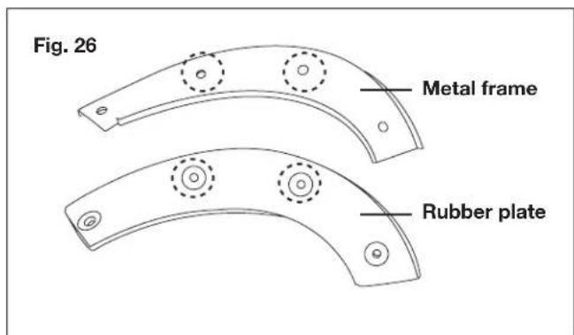 Snow Joe SJ627E-CVR - Replacing the Rubber Plates - 3