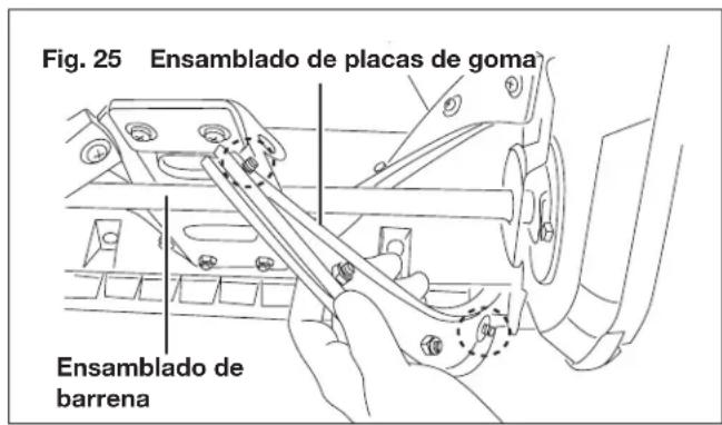 Snow Joe SJ627E-CVR - Reemplazo de las placas de goma - 2