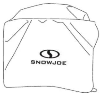 Snow Joe SJ627E-CVR - Utilisation de la housse - 2