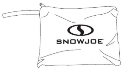 Snow Joe SJ627E-CVR - Utilisation de la housse - 3