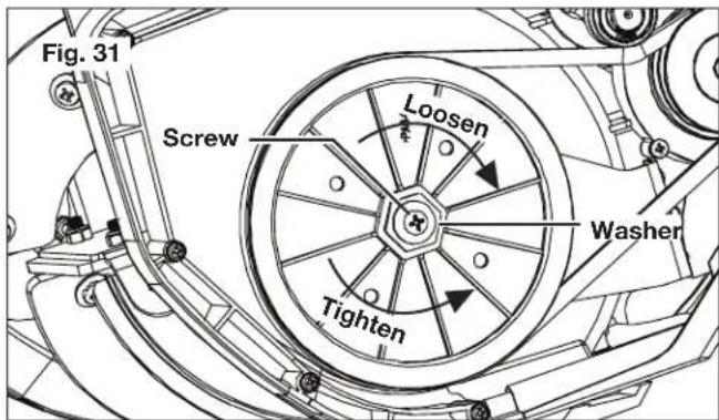 Snow Joe SJ627E-CVR - Replacing the Belt + Pulley - 3