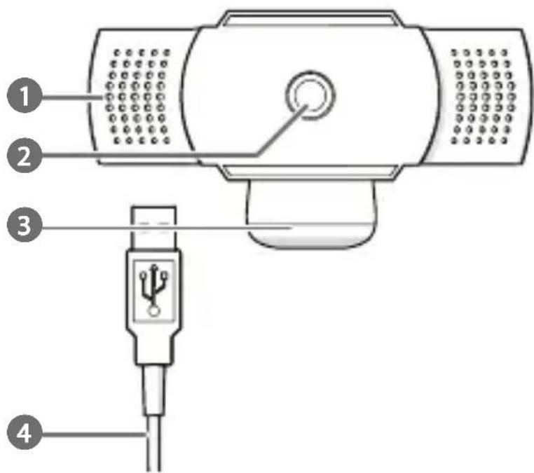 NEDIS WCAM120BK - 1
