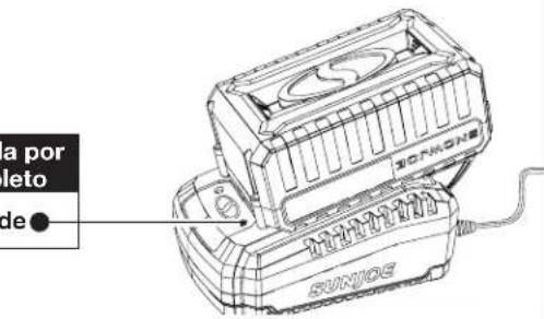 Sun Joe 24V-HG100-CT - Carga de las baterias - 3