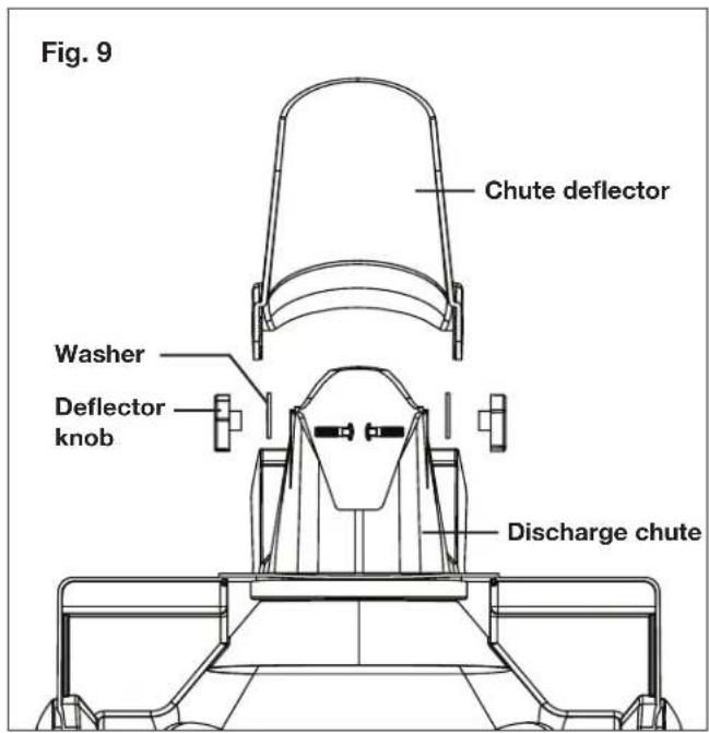 Snow Joe SJ625E - Discharge Chute Assembly - 1