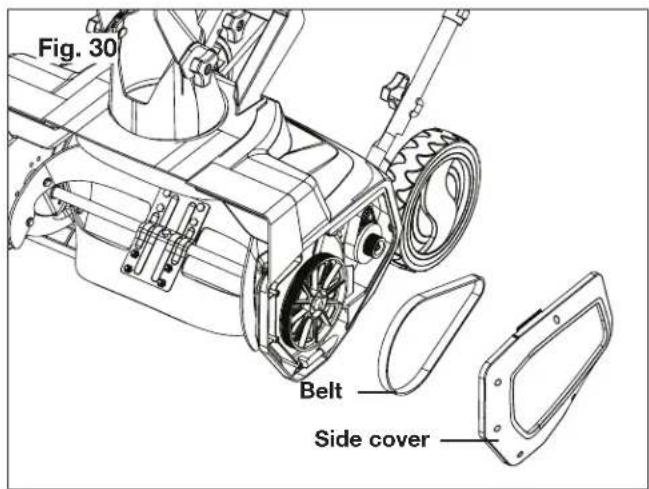 Snow Joe SJ625E - Replacing the Pulley - 1