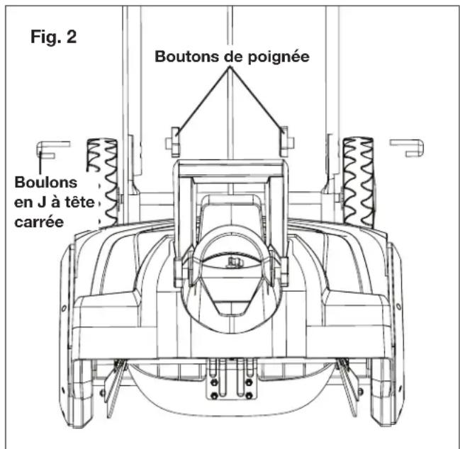 Snow Joe SJ625E - Assemblage des cadres supérieur, intermédiaire et inférieur - 2