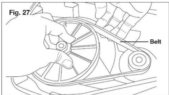 Snow Joe SJ625E - Replacing the Belt - 2