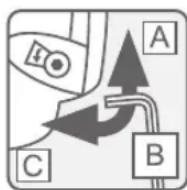 BRITA MyPure P1 - 步驟 1：請在濾芯頭具上選擇碳酸鹽硬度設定 (A/B/C) - 2