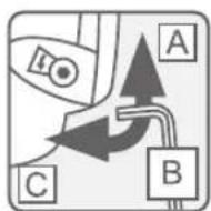 BRITA MyPure P1 - Etape 1: sélection de la dureté carbonate (A/B/C) sur la tête de filtre - 5