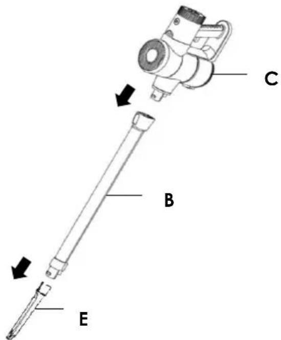 KALORIK VC 47706 - Furniture Brush and Crevice Tool - 4