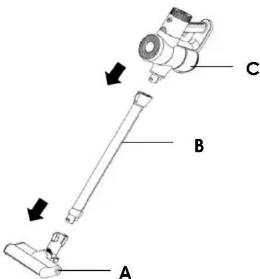 KALORIK VC 47706 - Motorized floor head - 1