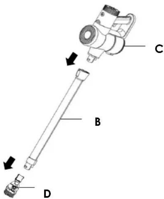 KALORIK VC 47706 - Furniture Brush and Crevice Tool - 3