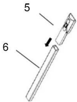 KALORIK HVC 46818 - Floor brush and tube - 1