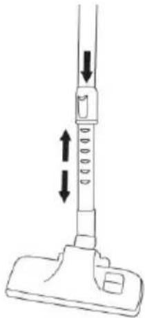 KALORIK VC 46599 - Telescopic Tube and Floor Brush - 1