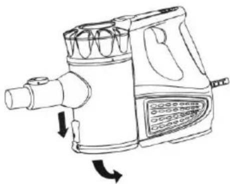 KALORIK VC 46599 - Emptying the dust container - 1