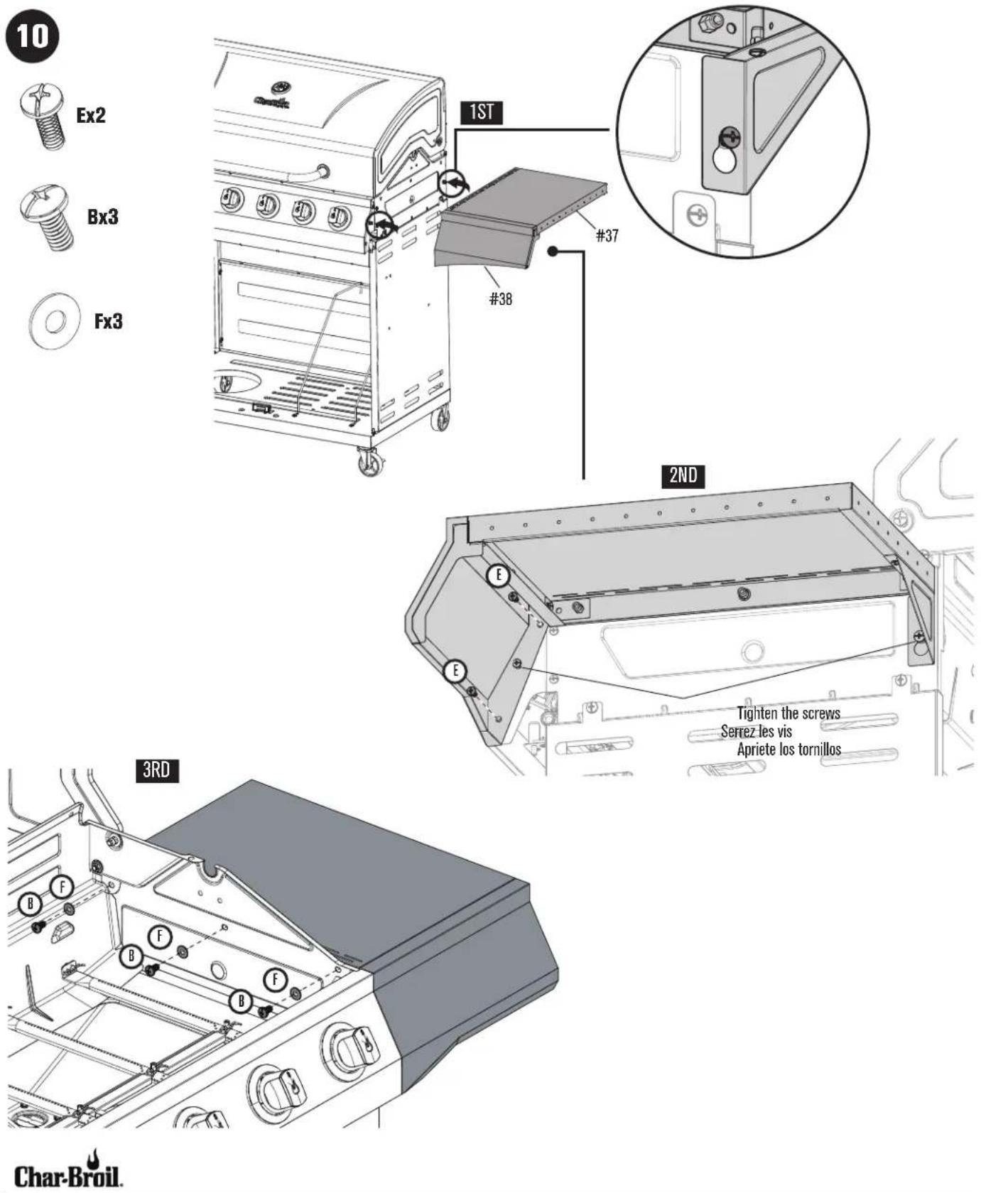 Char-Broil Performance 463284022 - ASSEMBLY / ASSEMBLAGE / ASAMBLEA - 1