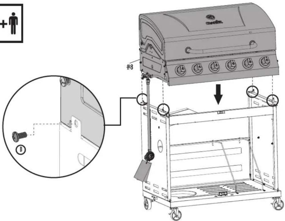 Char-Broil Performance 463284022 - ASSEMBLY / ASSEMBLAGE / ASAMBLEA - 5
