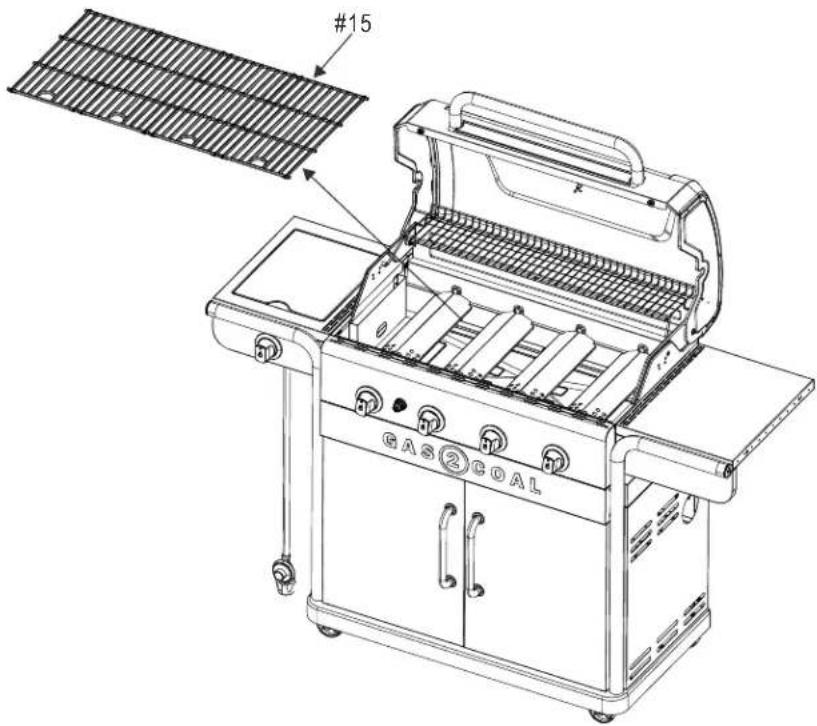 Char-Broil Gas2Coal 463278419 - CONVERSION/ CONVERSIÓN - 2