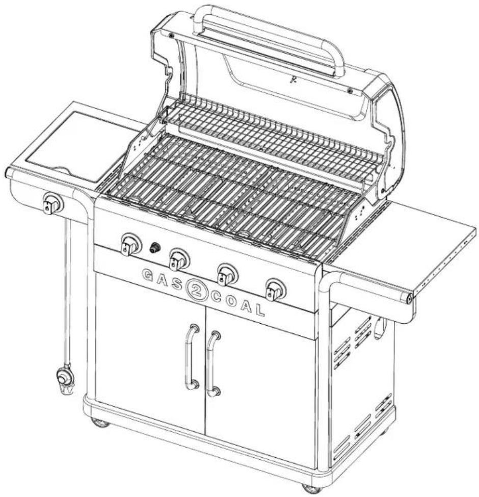 Char-Broil Gas2Coal 463278419 - ATTENTION - 7