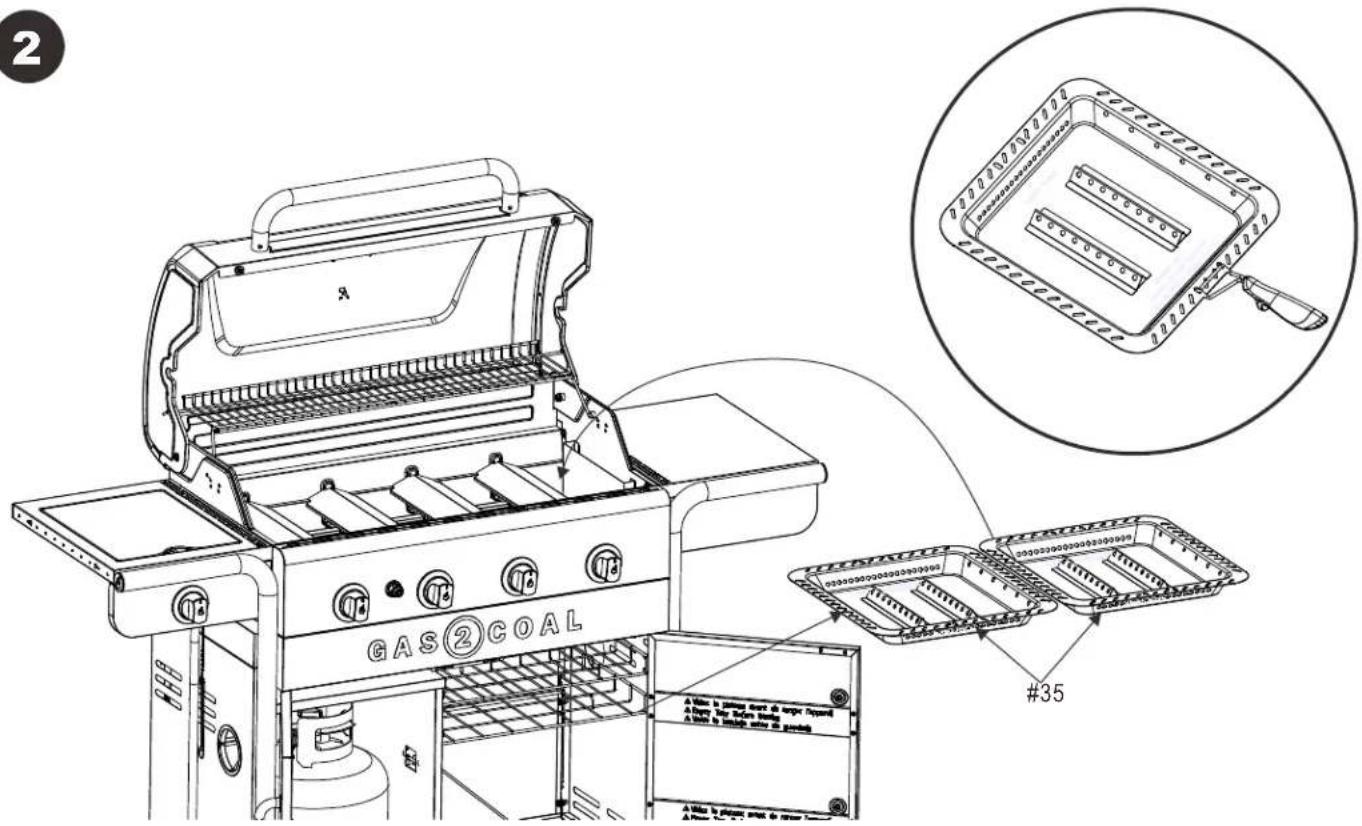 Char-Broil Gas2Coal 463278419 - ATTENTION - 3
