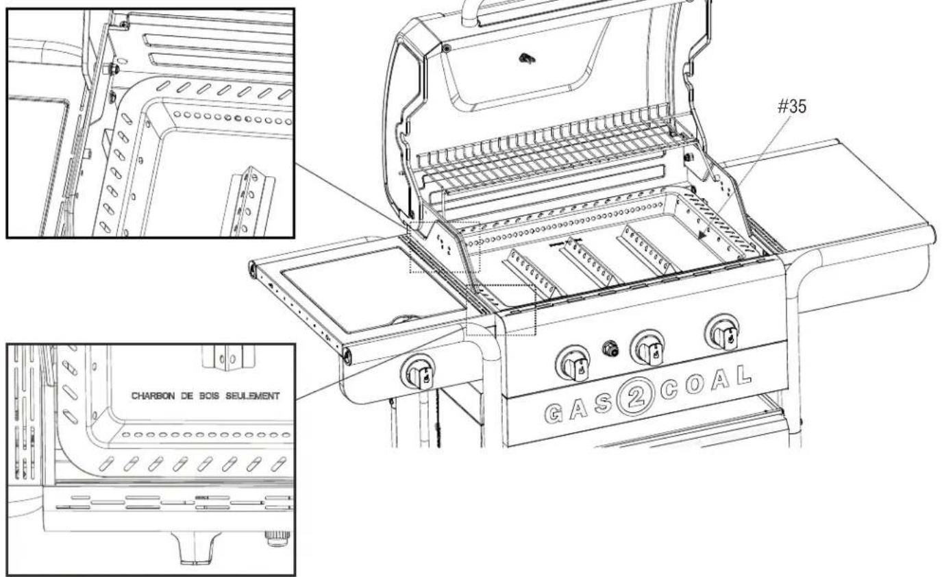 Char-Broil Gas2Coal 463370519 - ATTENTION - 2