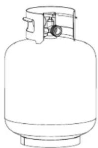Char-Broil Gas2Coal 463370519 - LP Cylinder - 2