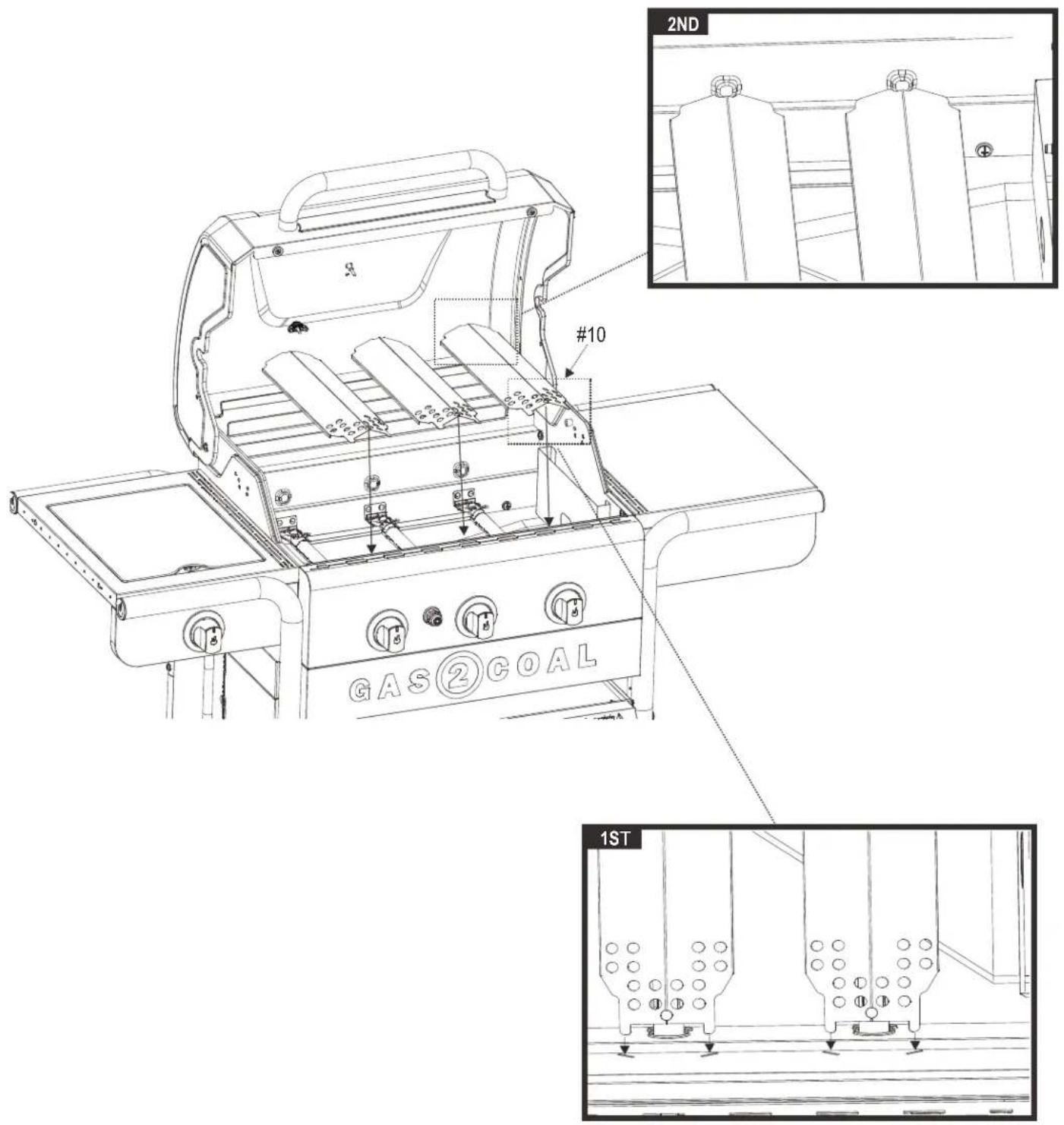 Char-Broil Gas2Coal 463370519 - 15 - 1