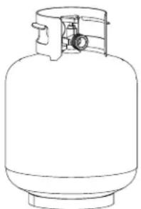 Char-Broil Gas2Coal 463370519 - Tanque de gas propano - 2