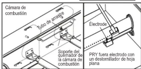 Char-Broil Gas2Coal 463370519 - Cómo limpiar la unidad del quemador - 3