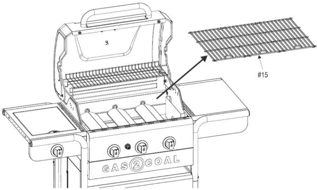 Char-Broil Gas2Coal 463370519 - CONVERSION/ CONVERSIÓN - 2