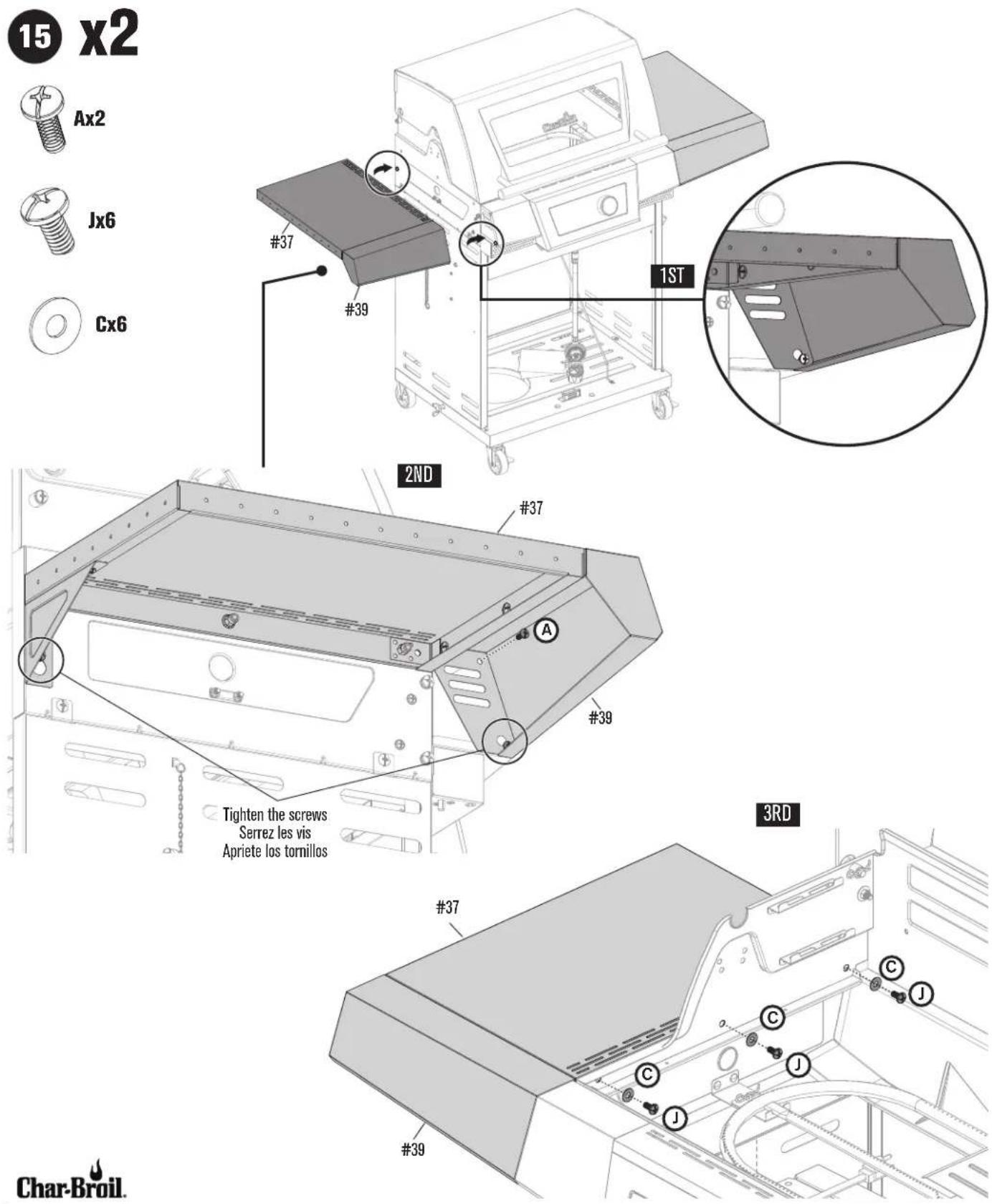 Char-Broil Cruise 463258622 - ASSEMBLY / ASSEMBLAGE / ASSEMBLEA - 1