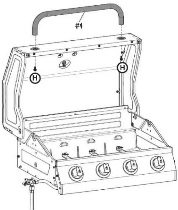 Char-Broil Performance 463351521 - ASSEMBLY / ASSEMBLAGE / ASAMBLEA - 4