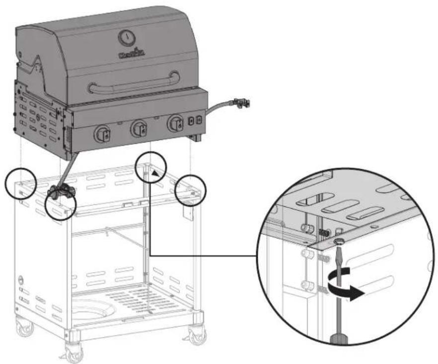 Char-Broil Signature Amplifire 463342620 - ASSEMBLY / ASSEMBLAGE / ASAMBLEA - 3