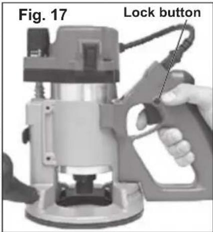 MILWAUKEE HP 5615-24 - Locking the D-handle Base Trigger - 1
