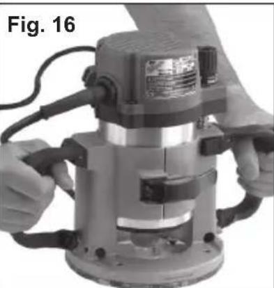 MILWAUKEE HP EVS 5616-24 - Starting and Stopping Router Motor - 1