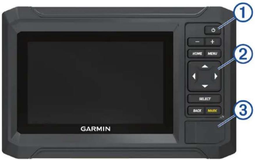 GARMIN ECHOMAP UHD2 7X - Vue de face - 1