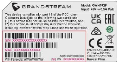 GRANDSTREAM GWN7625 - VERBINDEN SIE SICH MIT DEM VOREIN- GESTELLTEN WI-FI-NETZWERK DES GWN7625 - 1