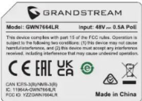 GRANDSTREAM GWN7664LR - Метод 1: Обнаружение GWN7664LR по её MAC-адресу. - 1