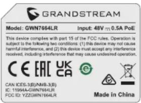 GRANDSTREAM GWN7664LR - Method 1: Discover GWN7664LR using its MAC Address - 1