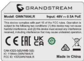 GRANDSTREAM GWN7664LR - Metoda 1: Odkryć GWN7664LR na podstawie jego adresu MAC - 1