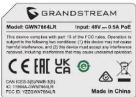GRANDSTREAM GWN7664LR - Methode 1: Suche nach dem GWN7664LR via MAC Adresse - 1