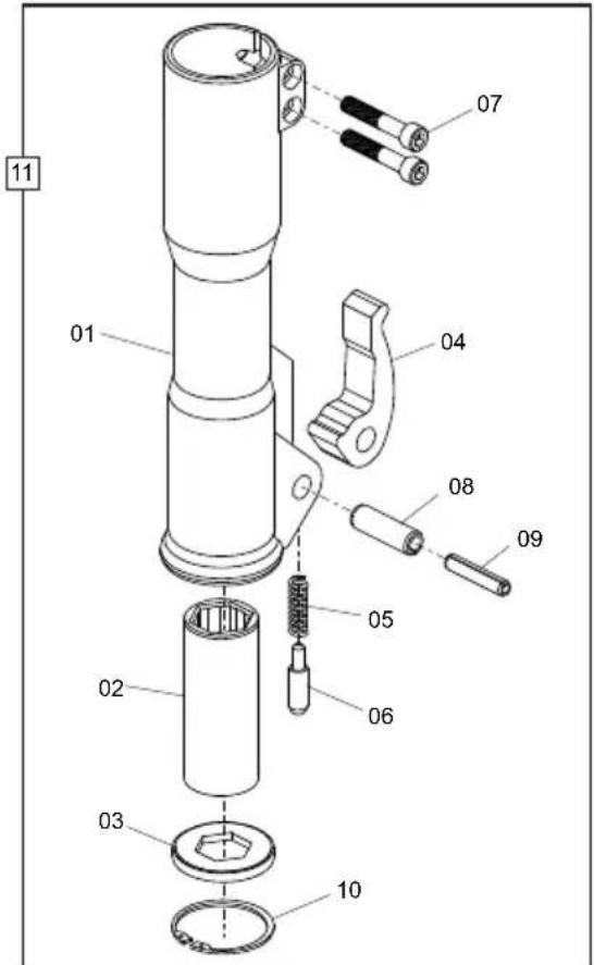 Lescha BELLE BHB 27 - Main Assembly, - 1