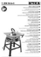 ATIKA T 250 ECO-3 - Apparatets symboler - 15
