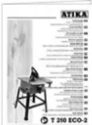 ATIKA T 250 ECO-3 - Asennus - 1