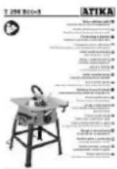 ATIKA T 250 ECO-3 - Simbolurile instrucțiunilor de folosire - 4
