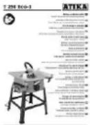 ATIKA T 250 ECO-3 - Symbols Operating instructions - 8