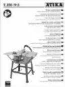 ATIKA T 250 N-3 - Symbols Operating instructions - 8